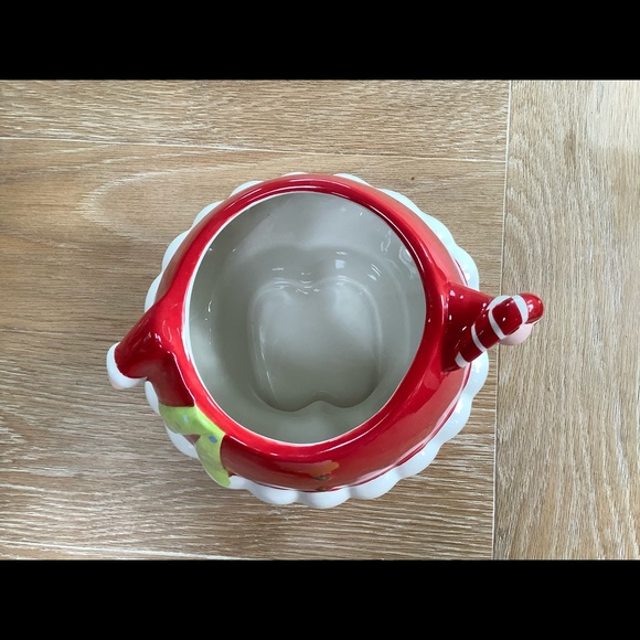 Vintage Ceramic Santa Cookie Jar Be Merry 2008 - Picture 6 of 7